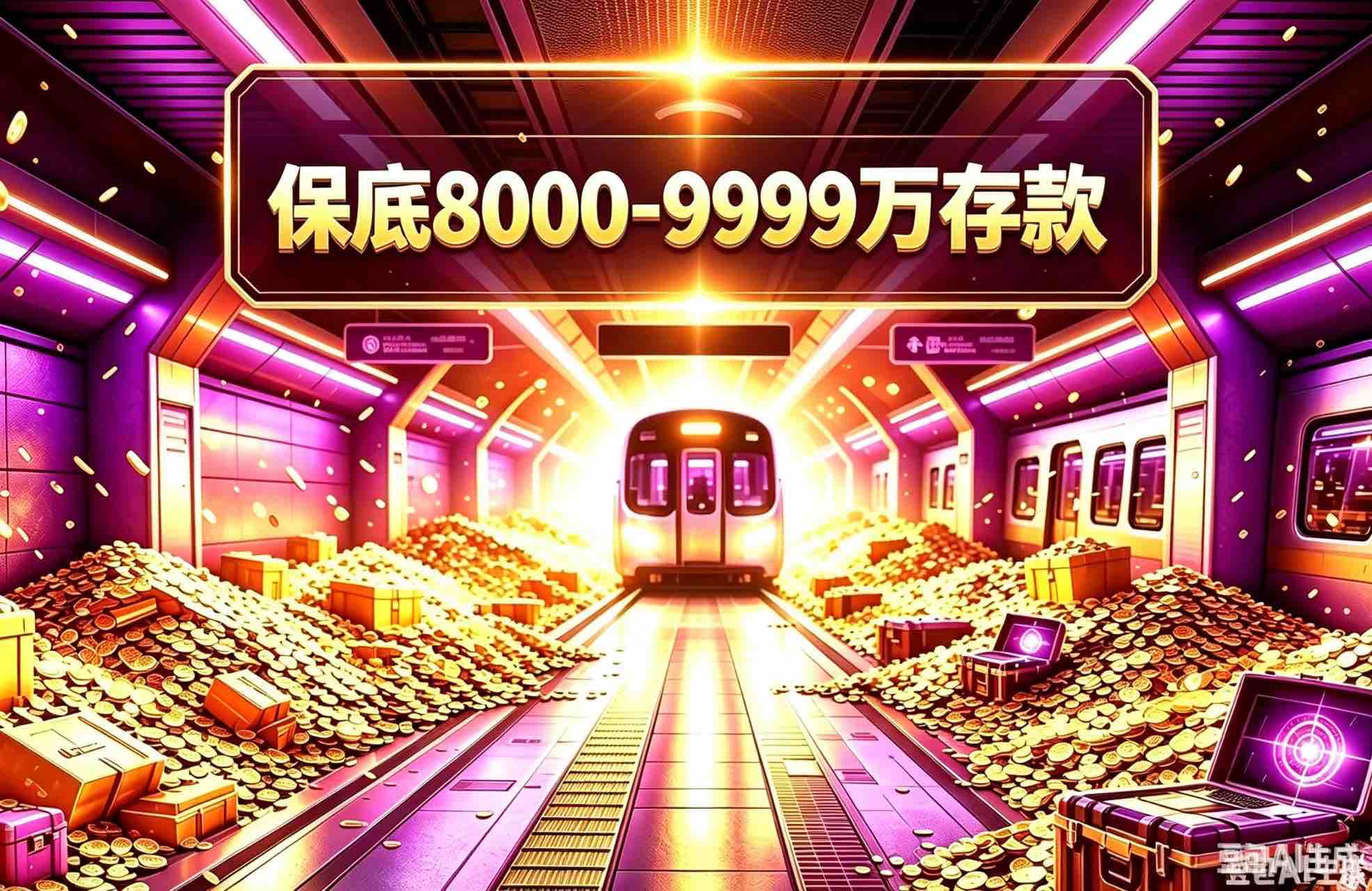 GZ授权存款号 8000W-9999W存款/地铁30级/包售后