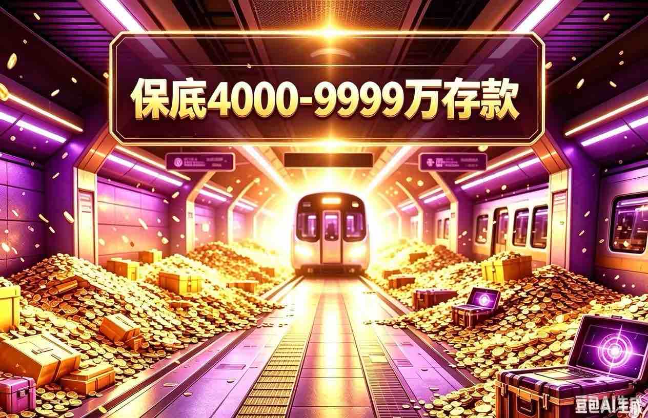 GZ授权存款号 4000W-9999W存款/地铁30级/包售后